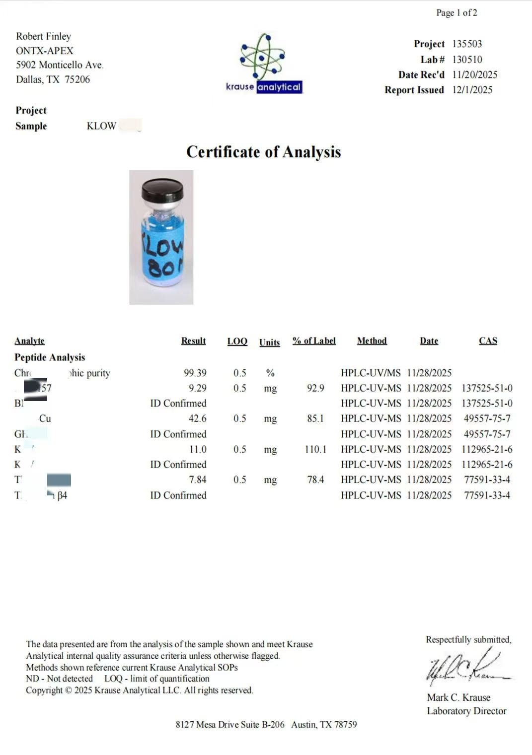 COA Report Semaglutide